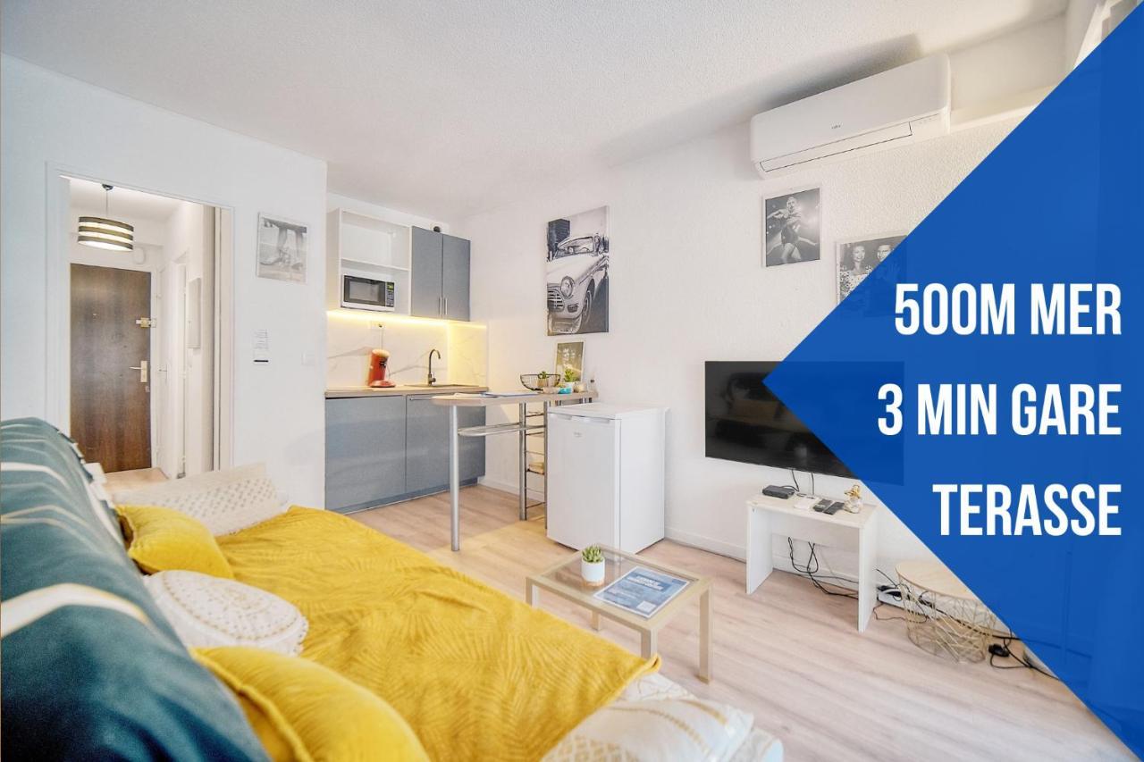 Le Kate-500M Plage-Terrasse Verriere Cote D'Azur Cannes Zewnętrze zdjęcie